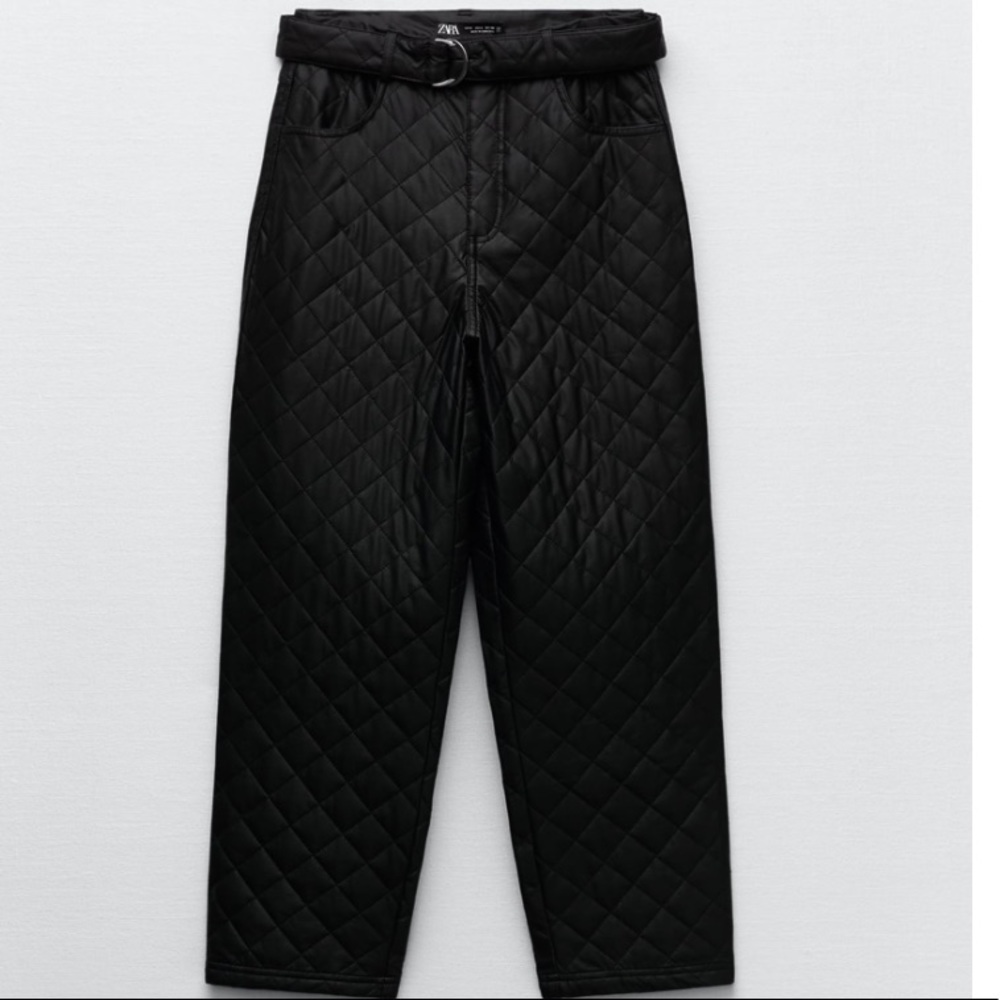 ZARA FAUX LEATHER PANTS ❤️NWT